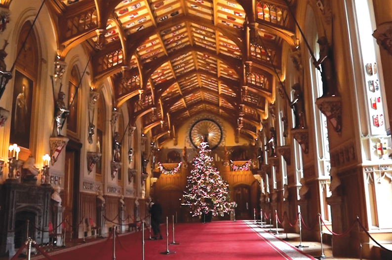 Windsor Castle at Christmas