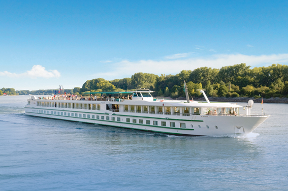 Floating on the River Seine in Paris