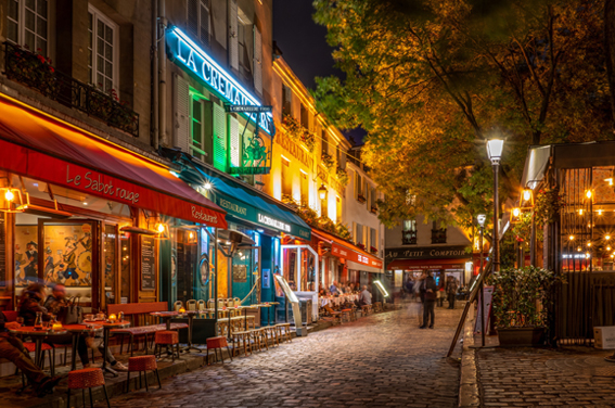 Floating on the River Seine in Paris