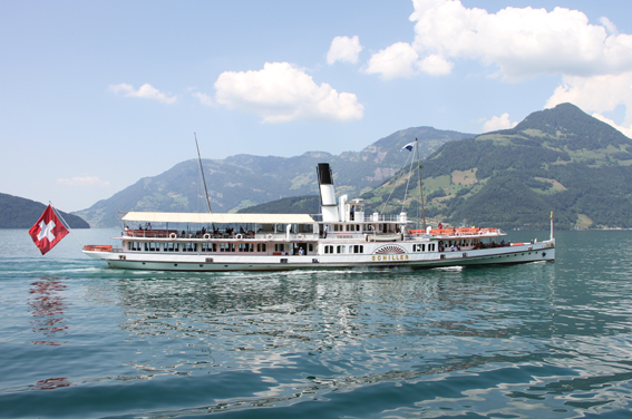 Old Timer Boats & Trains of Switzerland